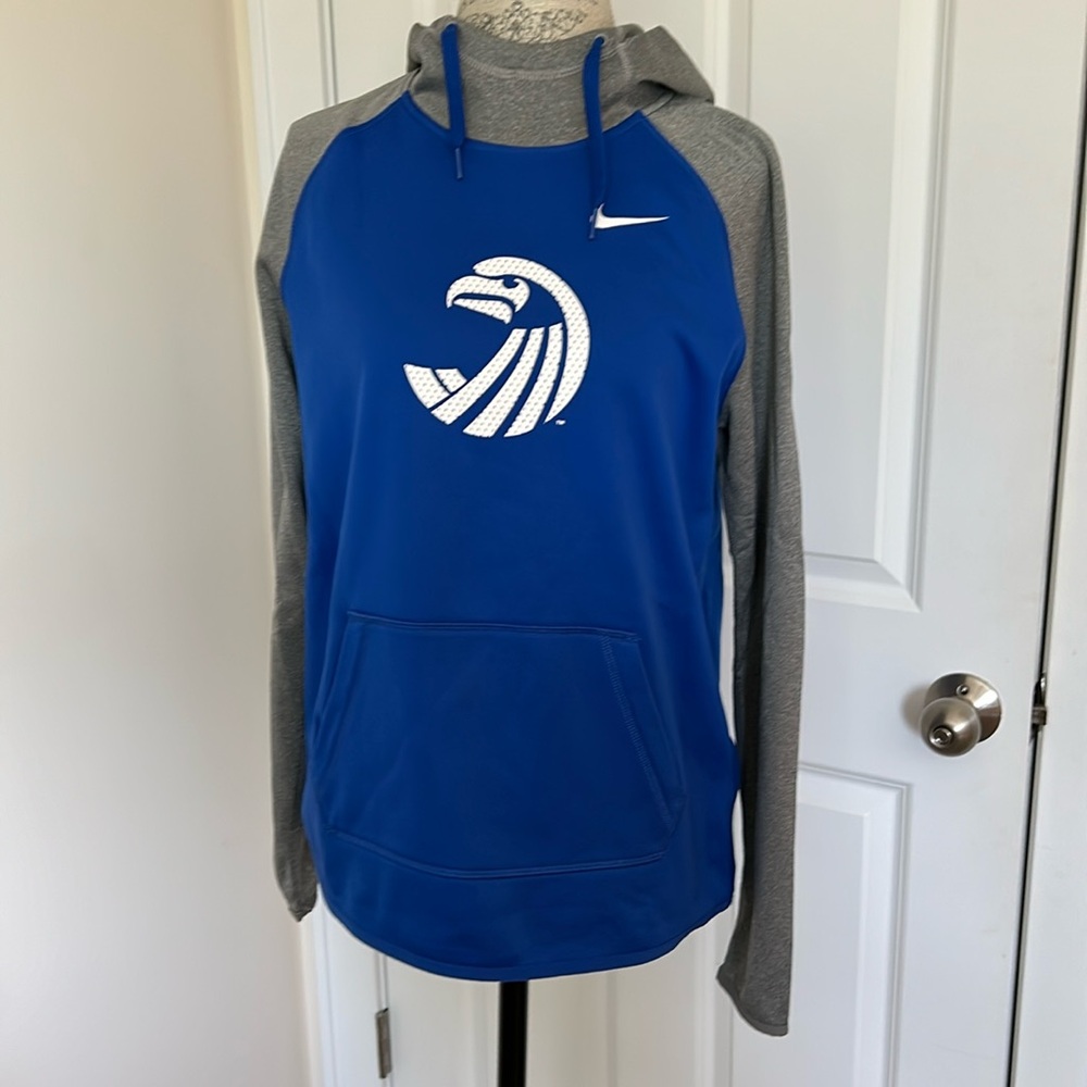 Nike hoodie size medium royal blue therma fit